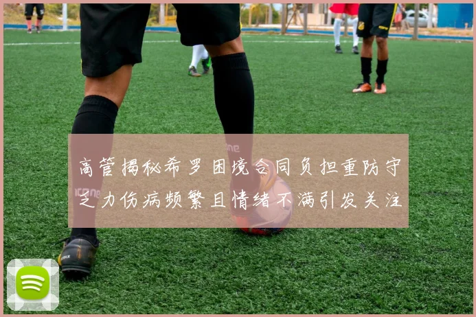 高管揭秘希罗困境合同负担重防守乏力伤病频繁且情绪不满引发关注